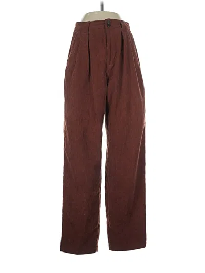 Pre-owned Madewell Casual Pants In Brown
