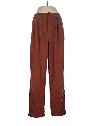 Pre-owned Madewell Casual Pants In Brown
