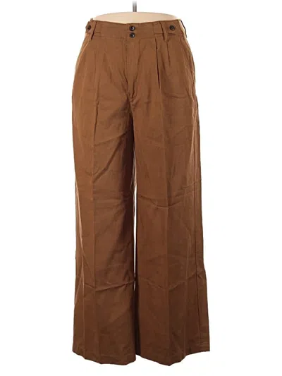 Pre-owned Madewell Casual Pants In Brown