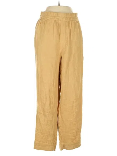 Pre-owned Madewell Casual Pants In Gold