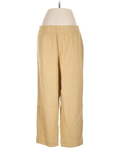 Pre-owned Madewell Casual Pants In Gold