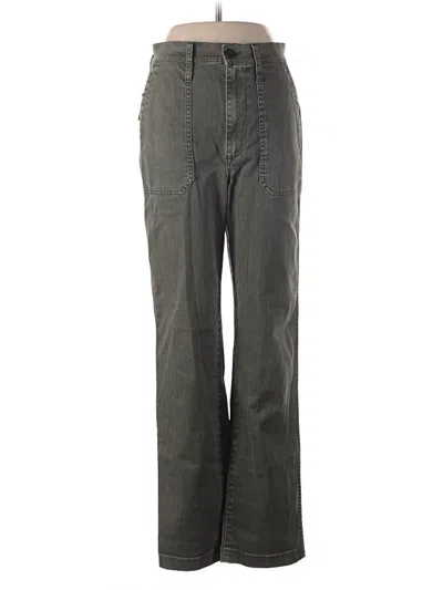 Pre-owned Madewell Casual Pants In Gray