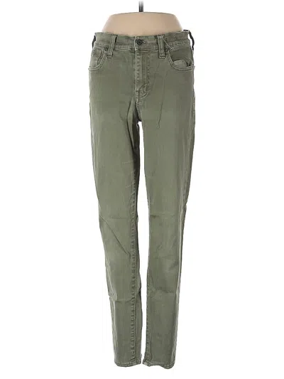 Pre-owned Madewell Casual Pants In Green