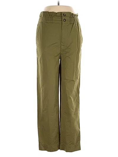 Pre-owned Madewell Casual Pants In Green