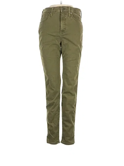 Pre-owned Madewell Casual Pants In Green