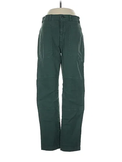 Pre-owned Madewell Casual Pants In Green