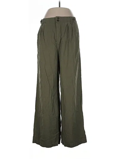 Pre-owned Madewell Casual Pants In Green