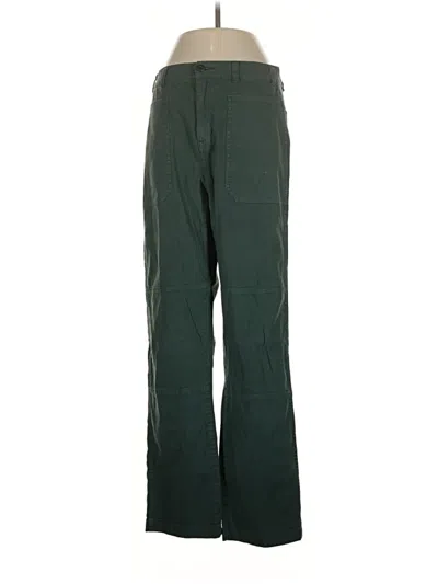 Pre-owned Madewell Casual Pants In Green
