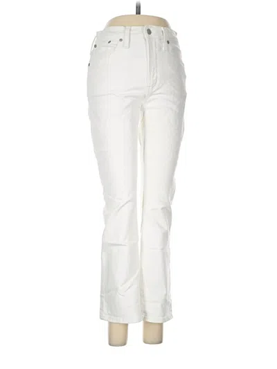 Pre-owned Madewell Casual Pants In Ivory