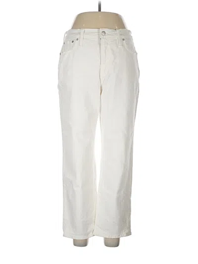Pre-owned Madewell Casual Pants In Ivory