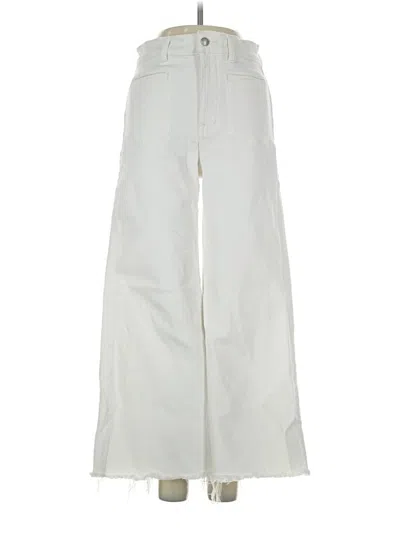 Pre-owned Madewell Casual Pants In Ivory
