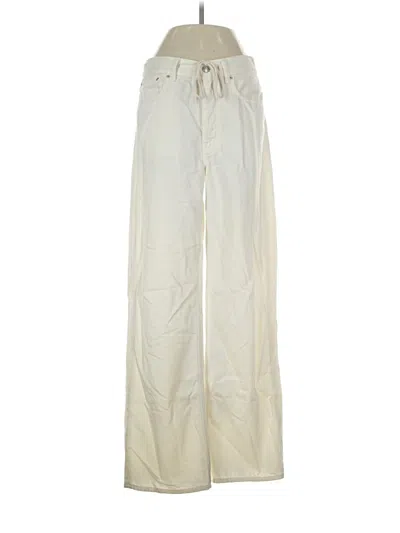Pre-owned Madewell Casual Pants In Ivory