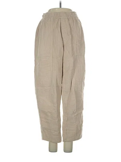 Pre-owned Madewell Casual Pants In Tan
