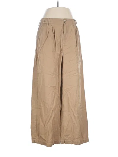 Pre-owned Madewell Casual Pants In Tan