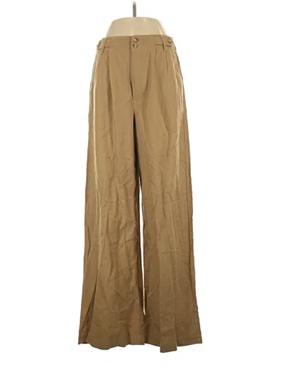 Pre-owned Madewell Casual Pants In Tan