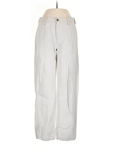 Pre-owned Madewell Casual Pants In White
