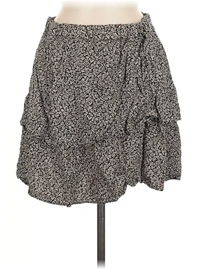 Pre-owned Madewell Casual Skirt In Black
