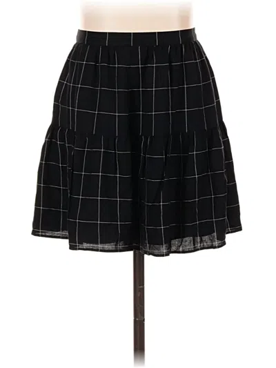 Pre-owned Madewell Casual Skirt In Black