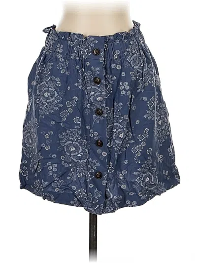 Pre-owned Madewell Casual Skirt In Blue