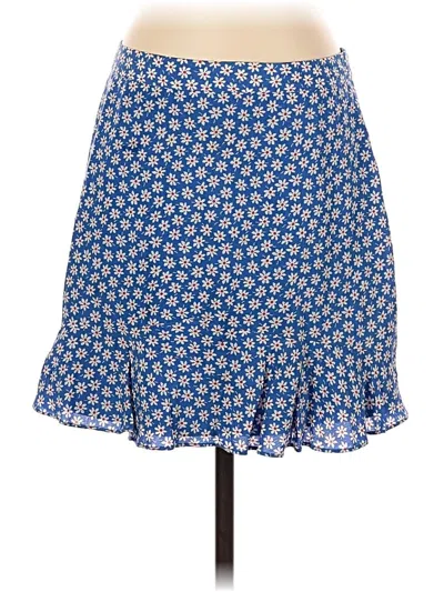 Pre-owned Madewell Casual Skirt In Blue