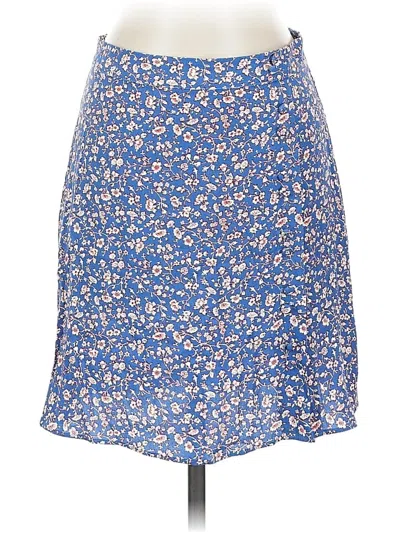 Madewell Casual Skirt In Blue