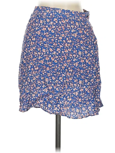 Pre-owned Madewell Casual Skirt In Blue