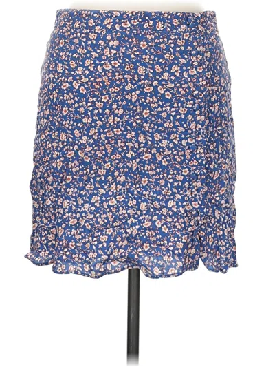Pre-owned Madewell Casual Skirt In Blue