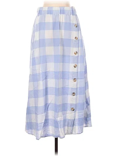 Pre-owned Madewell Casual Skirt In Blue