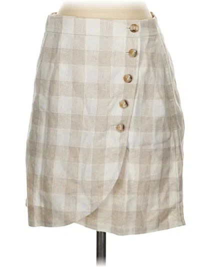 Pre-owned Madewell Casual Skirt In Brown