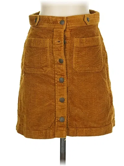 Pre-owned Madewell Casual Skirt In Brown