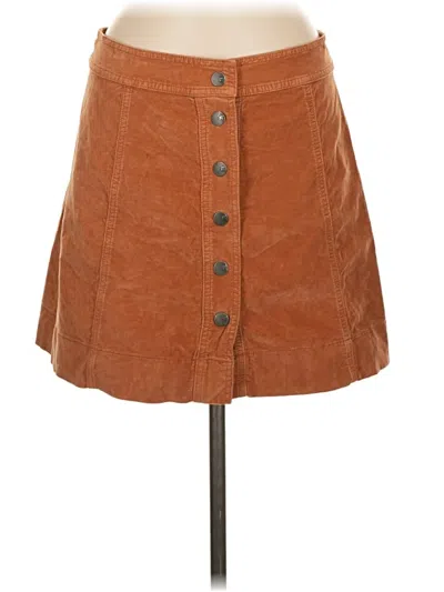 Pre-owned Madewell Casual Skirt In Brown
