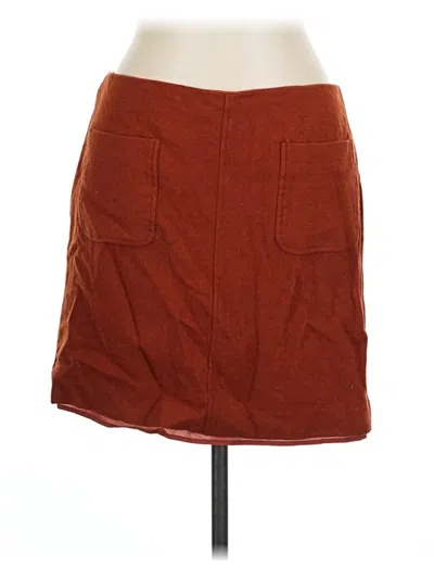 Pre-owned Madewell Casual Skirt In Brown