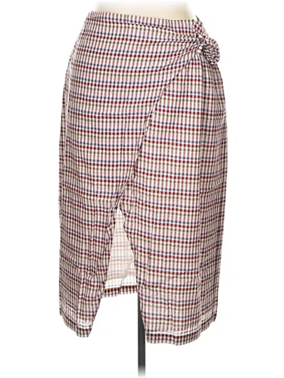 Pre-owned Madewell Casual Skirt In Brown