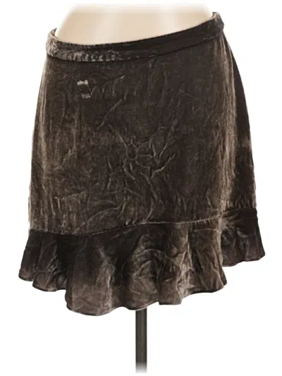 Pre-owned Madewell Casual Skirt In Brown