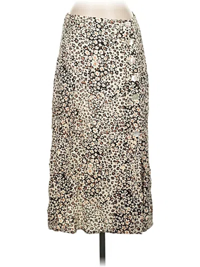 Pre-owned Madewell Casual Skirt In Gold