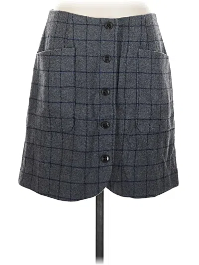 Pre-owned Madewell Casual Skirt In Gray