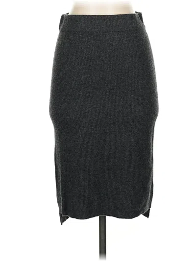 Pre-owned Madewell Casual Skirt In Gray