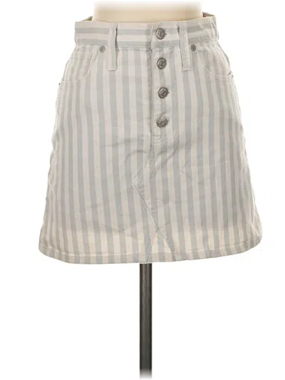 Pre-owned Madewell Casual Skirt In Gray