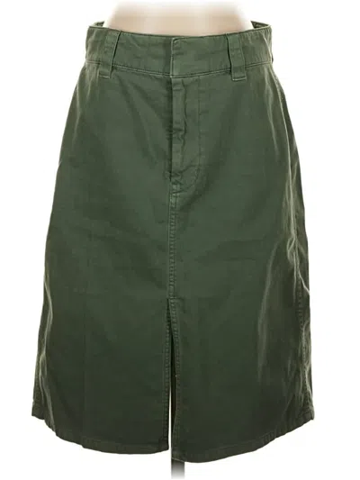 Pre-owned Madewell Casual Skirt In Green
