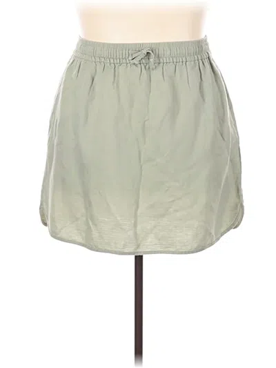 Pre-owned Madewell Casual Skirt In Green