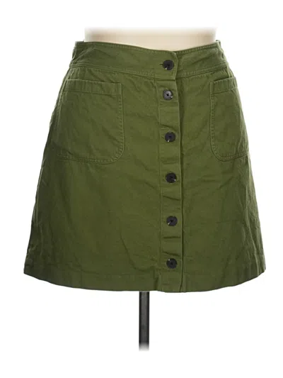 Pre-owned Madewell Casual Skirt In Green