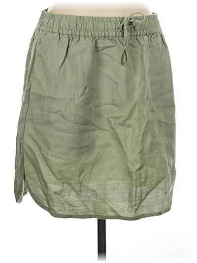 Pre-owned Madewell Casual Skirt In Green