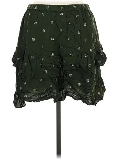 Pre-owned Madewell Casual Skirt In Green