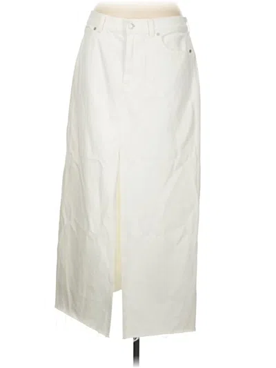 Pre-owned Madewell Casual Skirt In Ivory