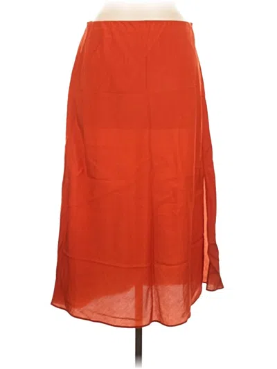 Pre-owned Madewell Casual Skirt In Orange