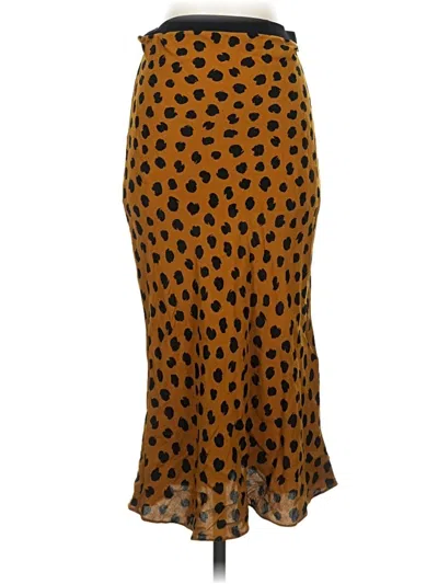 Pre-owned Madewell Casual Skirt In Orange