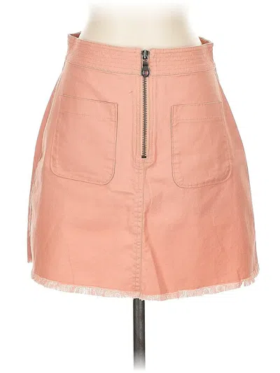 Pre-owned Madewell Casual Skirt In Pink