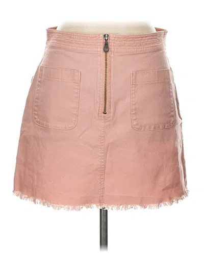 Pre-owned Madewell Casual Skirt In Pink