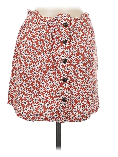 Pre-owned Madewell Casual Skirt In Red