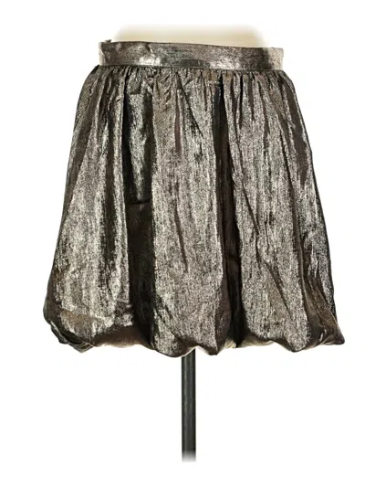 Pre-owned Madewell Casual Skirt In Silver